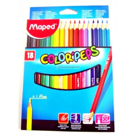 CRAYON COUL 18/18   R-218 MAPED